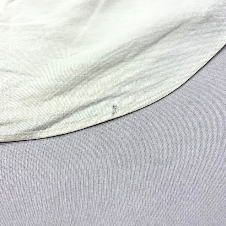 ラルフローレン 古着 BDシャツ 白シャツ 刺繍ロゴ L