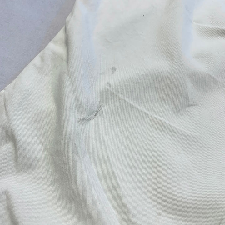 ラルフローレン 古着 BDシャツ 白シャツ 刺繍ロゴ XXL