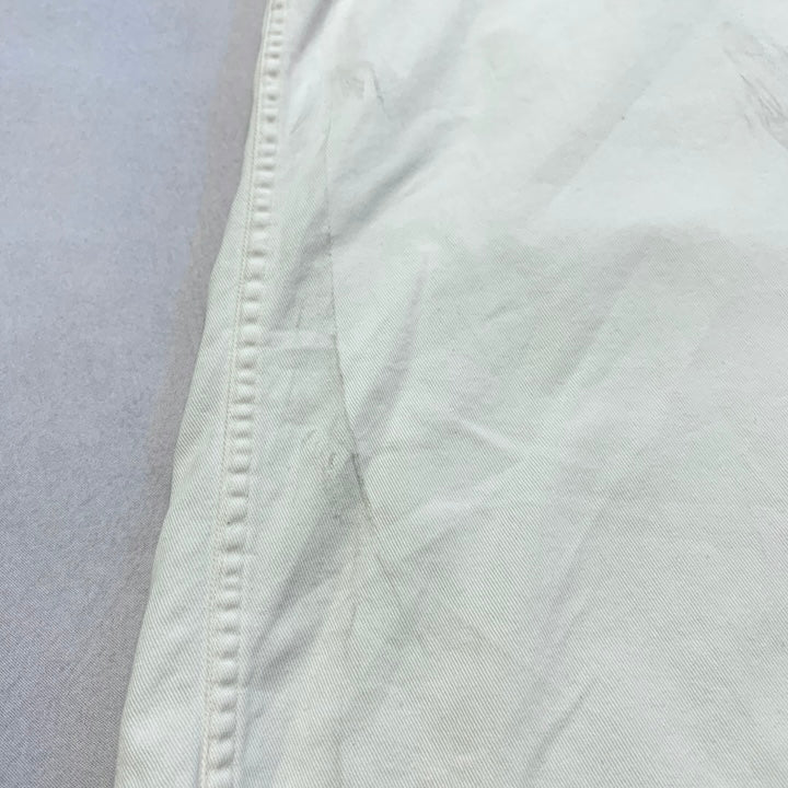 ラルフローレン 古着 BDシャツ 白シャツ 刺繍ロゴ XXL