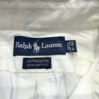 ラルフローレン Ralph Lauren 長袖シャツ BDシャツ ホワイト 刺繍 メンズL