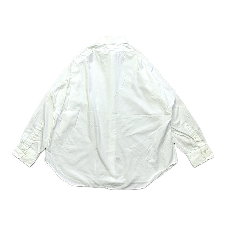 ポロラルフローレン 古着 長袖シャツ 白シャツ L