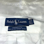 ラルフローレン Ralph Lauren 長袖シャツ BDシャツ ホワイト 刺繍 メンズL