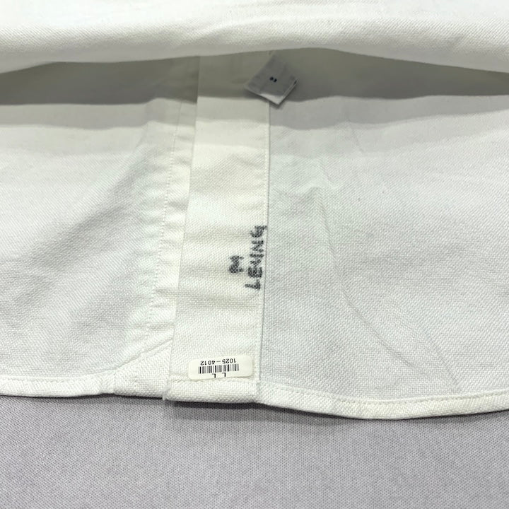 ラルフローレン 古着 BDシャツ 白シャツ 刺繍ロゴ L