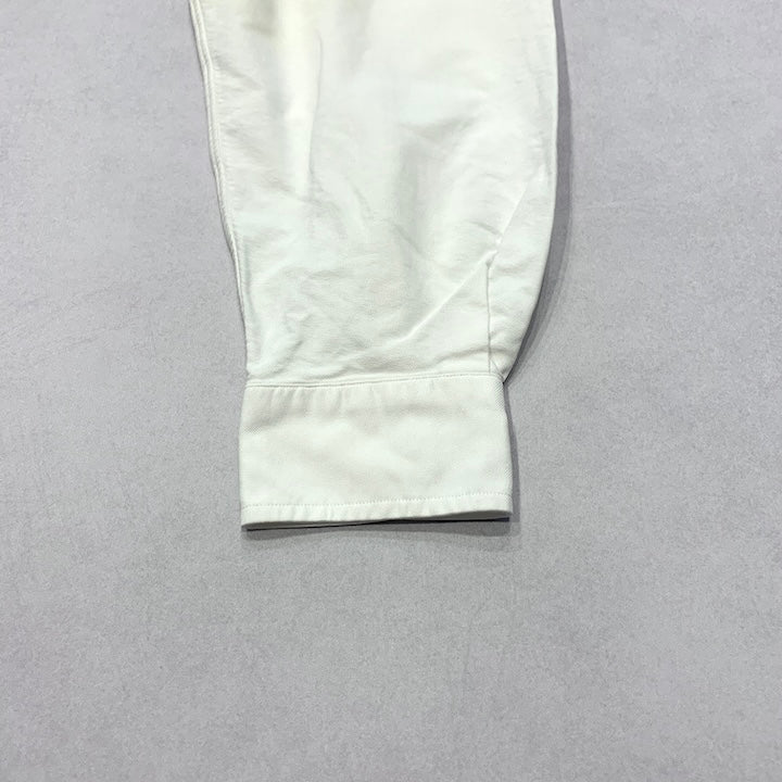 ラルフローレン 古着 BDシャツ 白シャツ 刺繍ロゴ L