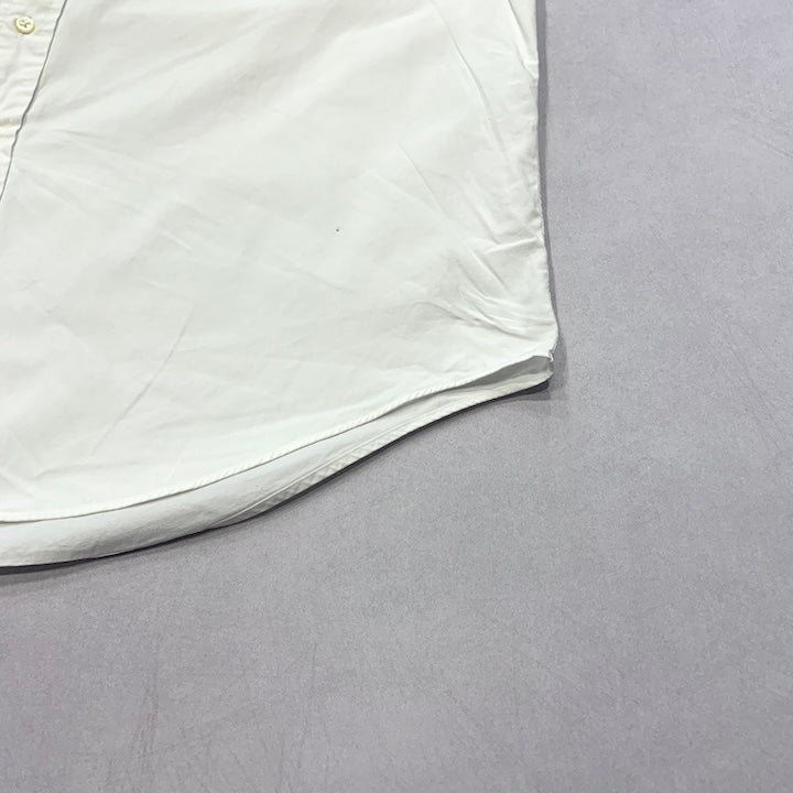 ラルフローレン Ralph Lauren 長袖シャツ BDシャツ ホワイト 刺繍 メンズXL