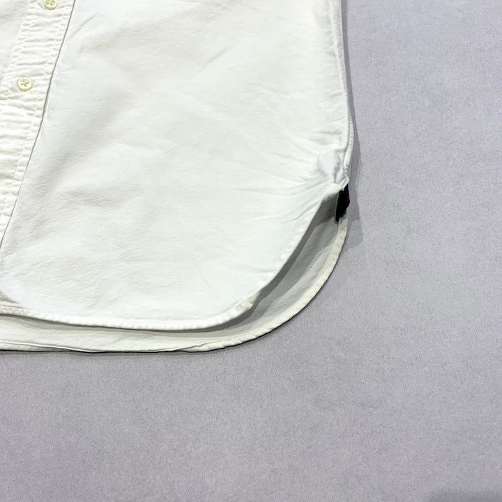 ラルフローレン Ralph Lauren 長袖シャツ BDシャツ 刺繍ロゴ ホワイト メンズS