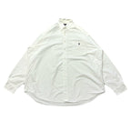ラルフローレン 古着 BDシャツ 白シャツ オーバーサイズ XL