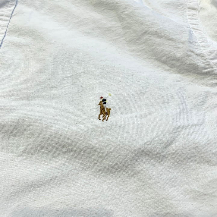 ラルフローレン 古着 BDシャツ オーバーサイズ 刺繍ロゴ 2XL
