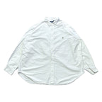 ラルフローレン 古着 BDシャツ オーバーサイズ 刺繍ロゴ 2XL