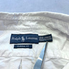 ラルフローレン 古着 BDシャツ オーバーサイズ 刺繍ロゴ 2XL