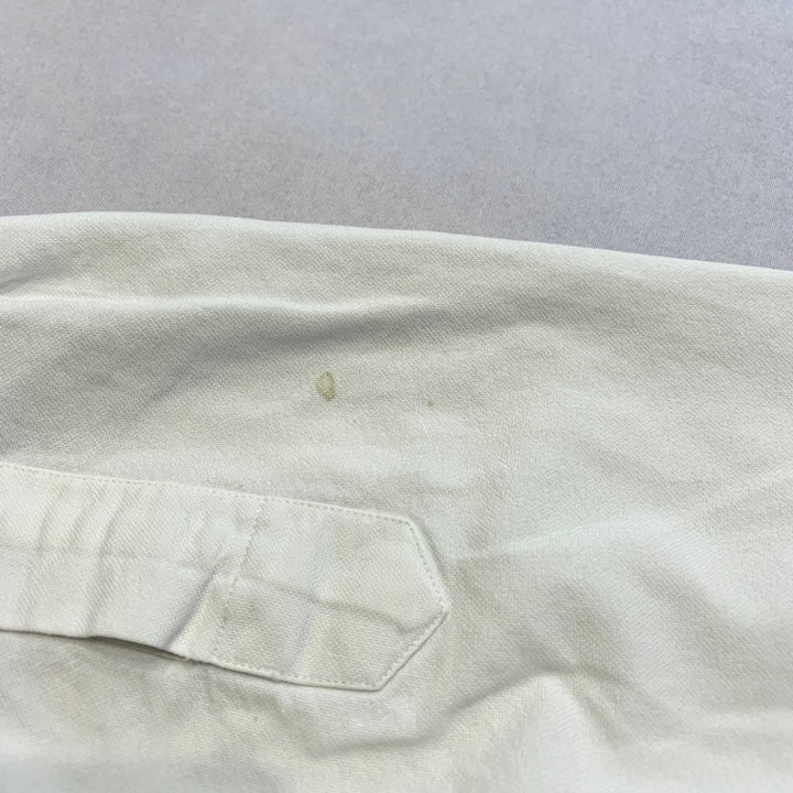 ラルフローレン 古着 BDシャツ 刺繍ロゴ 白シャツ XL