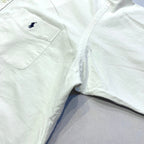 ラルフローレン 古着 BDシャツ 刺繍ロゴ 白シャツ XL