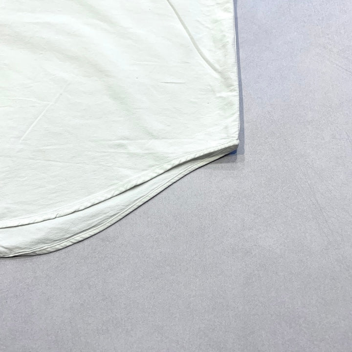 ラルフローレン 古着 BDシャツ 刺繍ロゴ 白シャツ XL