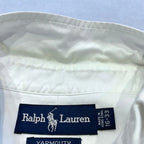 ラルフローレン Ralph Lauren 長袖シャツ BDシャツ ホワイト 刺繍 メンズL