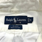 ラルフローレン Ralph Lauren 長袖シャツ BDシャツ ホワイト 刺繍 メンズM
