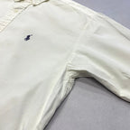 ラルフローレン Ralph Lauren 長袖シャツ BDシャツ ホワイト 刺繍 メンズM