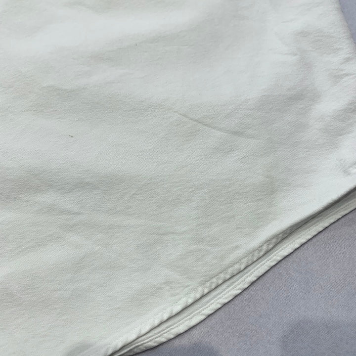 ラルフローレン Ralph Lauren 長袖シャツ BDシャツ 刺繍ロゴ ホワイト メンズL