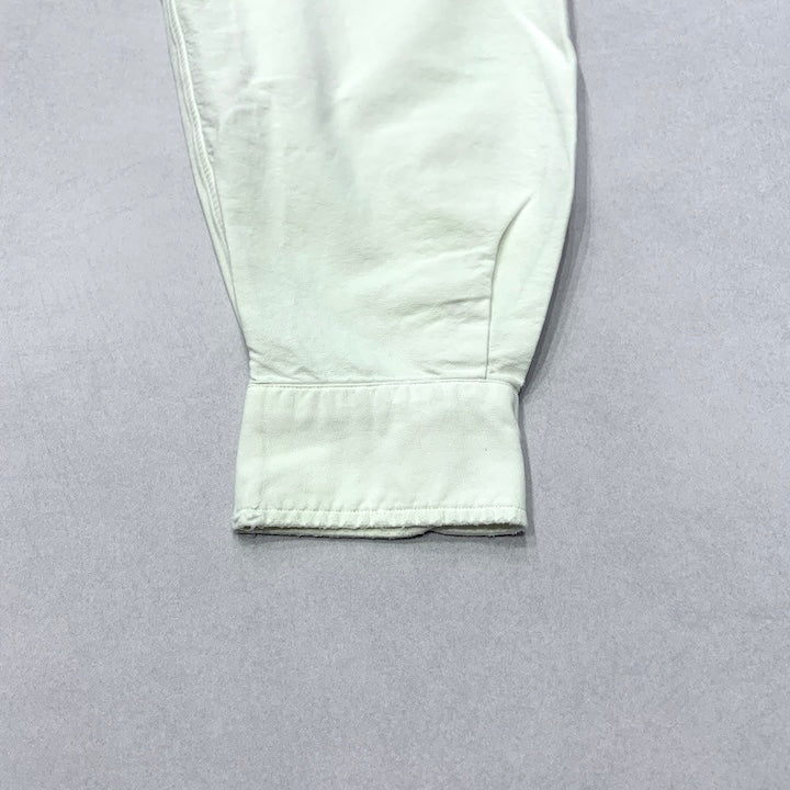 ラルフローレン Ralph Lauren 長袖シャツ BDシャツ 刺繍ロゴ ホワイト メンズL