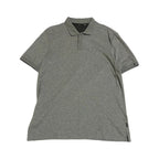 カルバンクライン Calvin Klein 半袖ポロシャツ グレー 無地 メンズM