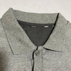 カルバンクライン Calvin Klein 半袖ポロシャツ グレー 無地 メンズM