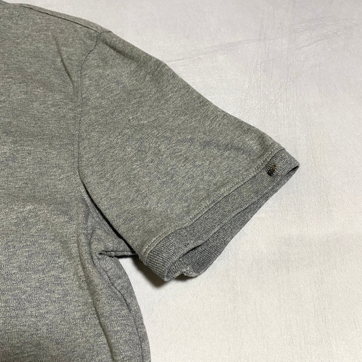 カルバンクライン Calvin Klein 半袖ポロシャツ グレー 無地 メンズM