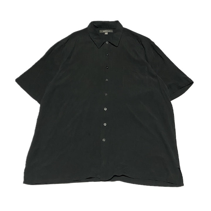 クラフトアンドバロー Croft & Barrow 半袖シャツ ブルー メンズXL