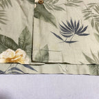 SUMMA 半袖シャツ アロハシャツ 総柄 ベージュ メンズL相当