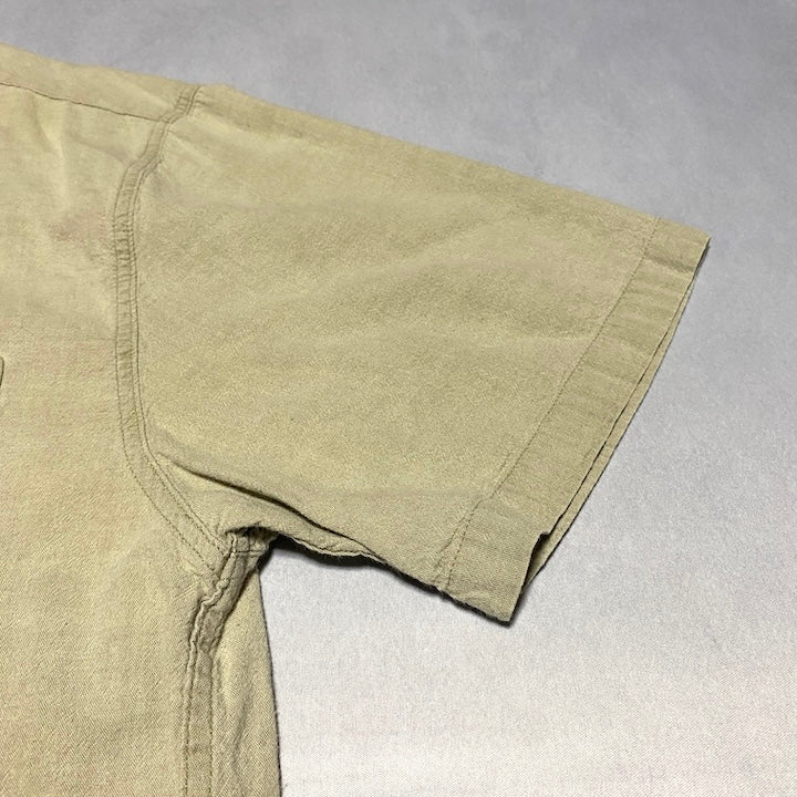 エディーバウアー Eddie Bauer 半袖シャツ モスグリーン メンズM