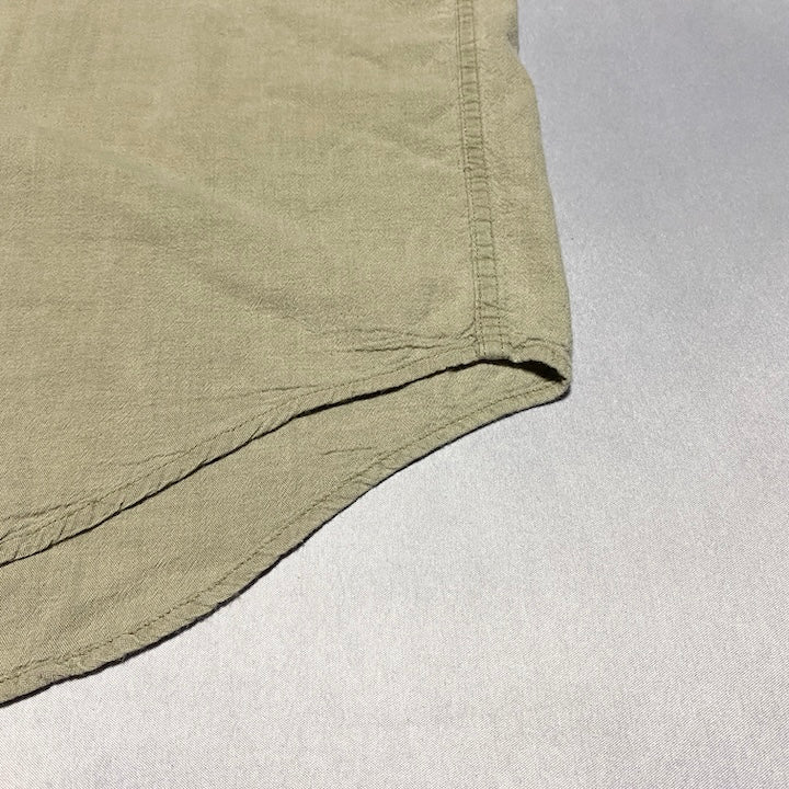 エディーバウアー Eddie Bauer 半袖シャツ モスグリーン メンズM