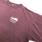 ノーブランド 古着 Tシャツ コロラド USA製 パープル XL