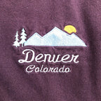 ノーブランド 古着 Tシャツ コロラド USA製 パープル XL