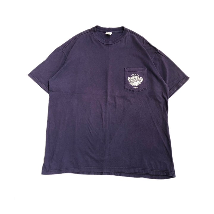 ノーブランド 古着 Tシャツ IBEW パープル 2XL