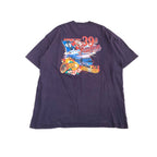 ノーブランド 古着 Tシャツ IBEW パープル 2XL