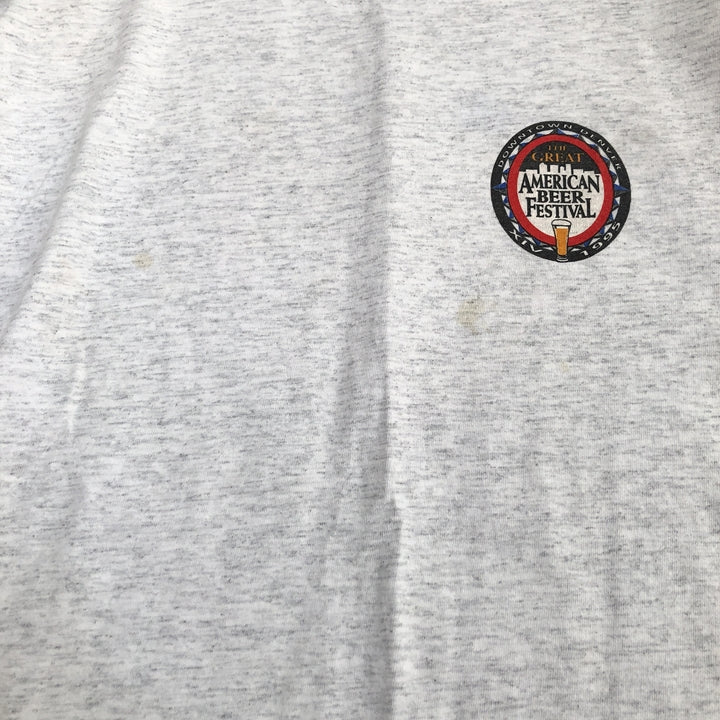 ノーブランド 古着 Tシャツ アメリカンビアーフェスティバル L