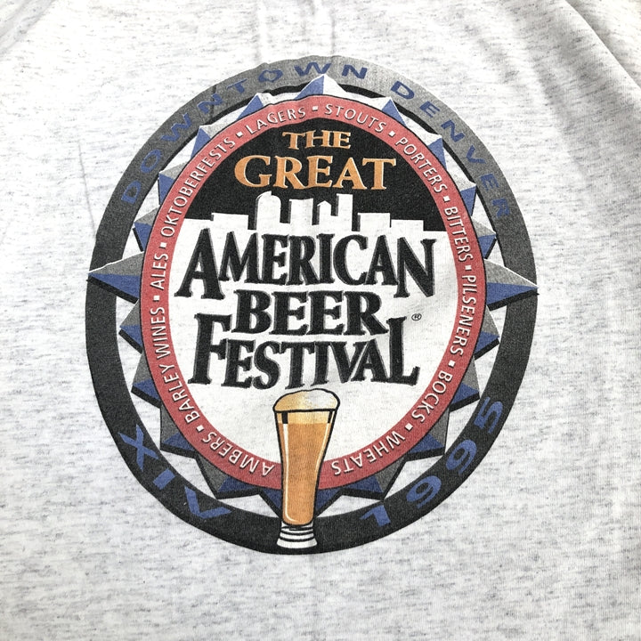 ノーブランド 古着 Tシャツ アメリカンビアーフェスティバル L