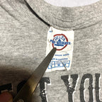 デルタプロウェイト 古着 Tシャツ アニマル グレー M