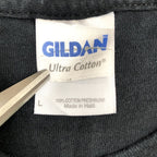 ギルダン 古着 Tシャツ フットボール ブラック L