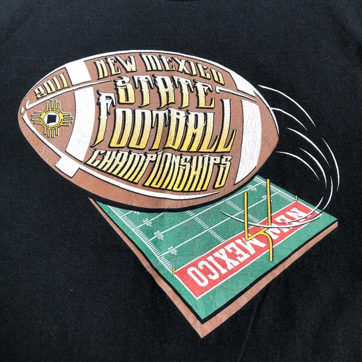 ギルダン 古着 Tシャツ フットボール ブラック L