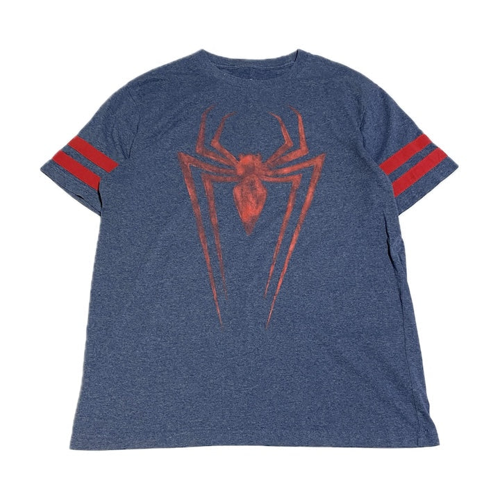 マーベル 古着 Tシャツ スパイダーマン ビッグロゴ M