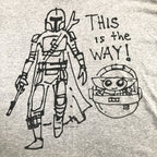 スターウォーズ 古着 Tシャツ マンダロリアン グレー XL