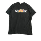 ギルダン 古着 Tシャツ ブラックT オーバーサイズ 車 L