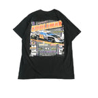 ギルダン 古着 Tシャツ ブラックT オーバーサイズ 車 L