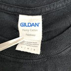 ギルダン 古着 Tシャツ ブラックT オーバーサイズ 車 L