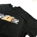ギルダン 古着 Tシャツ ブラックT オーバーサイズ 車 L