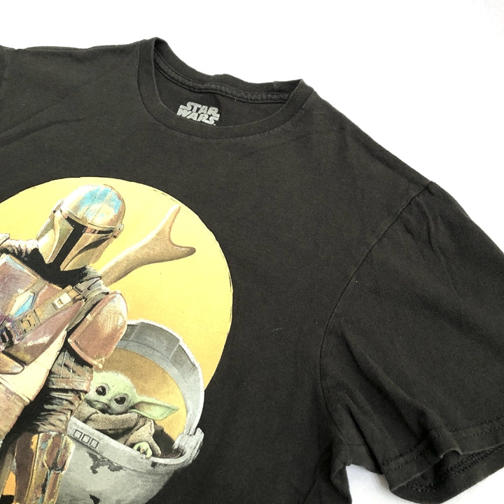 スターウォーズ 古着 Tシャツ マンダロリアン キャラクターT M