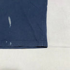 カーハート 古着 Tシャツ ワンポイントロゴ ネイビー XXL