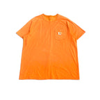 カーハート 古着 Tシャツ オレンジ オーバーサイズ XL