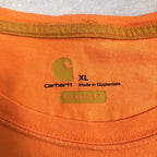 カーハート 古着 Tシャツ オレンジ オーバーサイズ XL