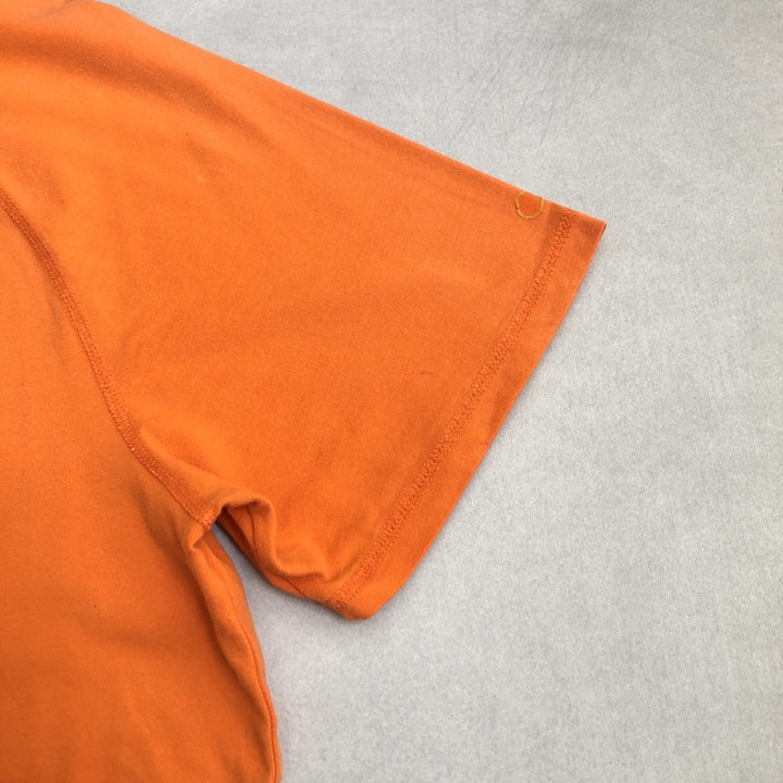 カーハート 古着 Tシャツ オレンジ オーバーサイズ XL