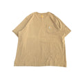 カーハート 古着 Tシャツ ワンポイントロゴ ベージュ XXL